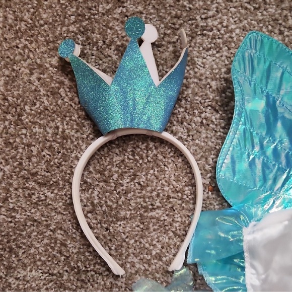 Tooth Fairy Costume iridescent Blue White Fairy Costume size small - Picture 4 of 8